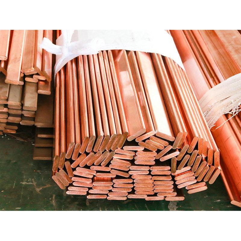 紫铜排现货供应导电机房接地用t2铜条铜排散热紫铜排扁条加工