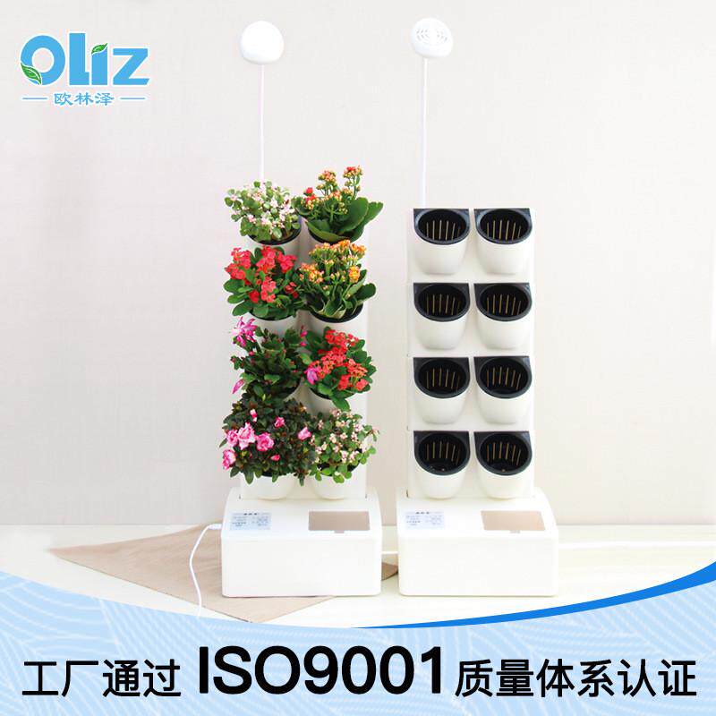 厂家z花盆植物墙迷你电子花盆自动灌溉定时自加水家庭种菜小花园