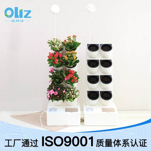 加水z花盆电子迷你植物墙花盆自动灌溉定时自厂家家庭种菜小花园