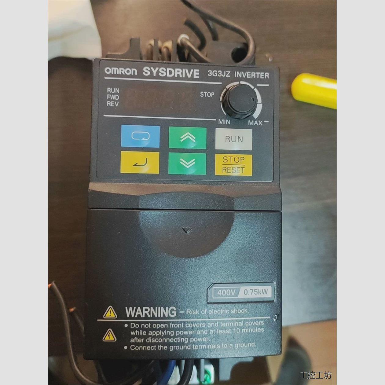 议价欧姆龙0.75千瓦变频器3G3J-AB007拆机闲置1台，9议价商品