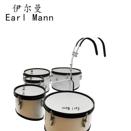 伊尔曼五联多行进鼓联鼓多音鼓五联鼓带背架