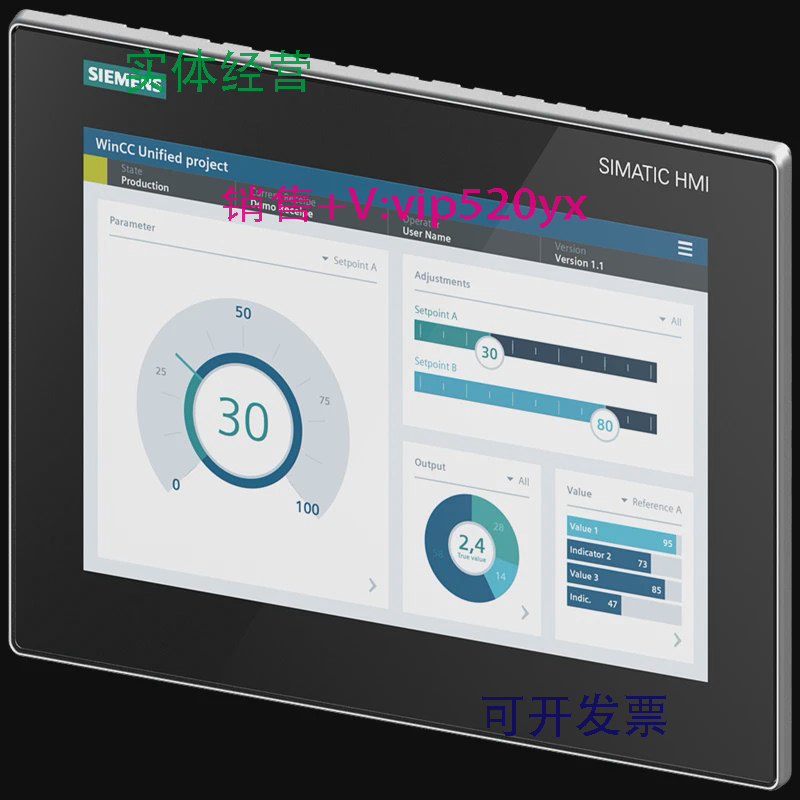 现货供应全新6AV2128-3MB06-0AX1西门子HMIMTP1200Unified精智面