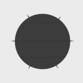 户外露营帐篷随身装 野营帐篷席 备地防潮垫防水耐磨野餐垫便携式