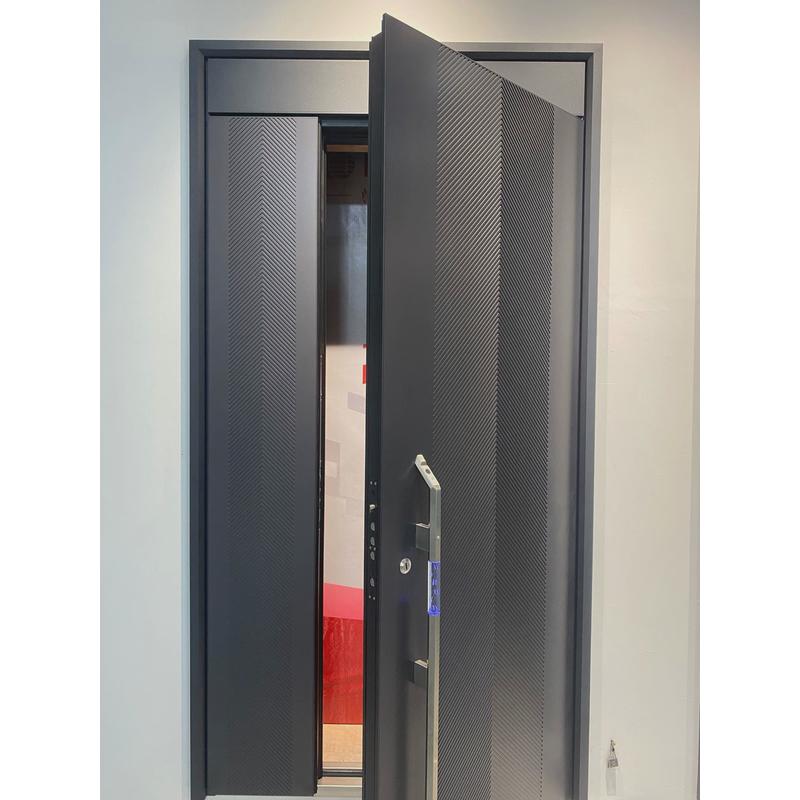 城市小非标铸铝门精雕拉手静音入户门智能家用防盗门锌合金仿铜门