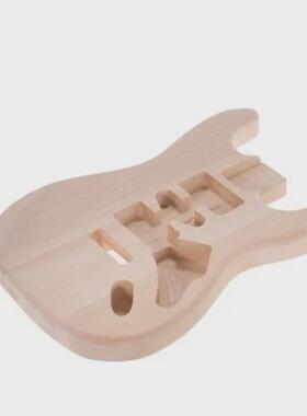 ST01-DT未完成手工吉他琴身椴木电吉他琴身吉他琴筒替换部件