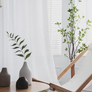 新款 薄纱纱帘户外白纱窗帘白沙防刮丝白色抓纱窗防金刚新款