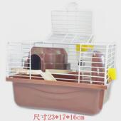 厂家直销手提笼仓鼠用品单层别墅外带笼金丝熊笼仓鼠笼子小田园笼