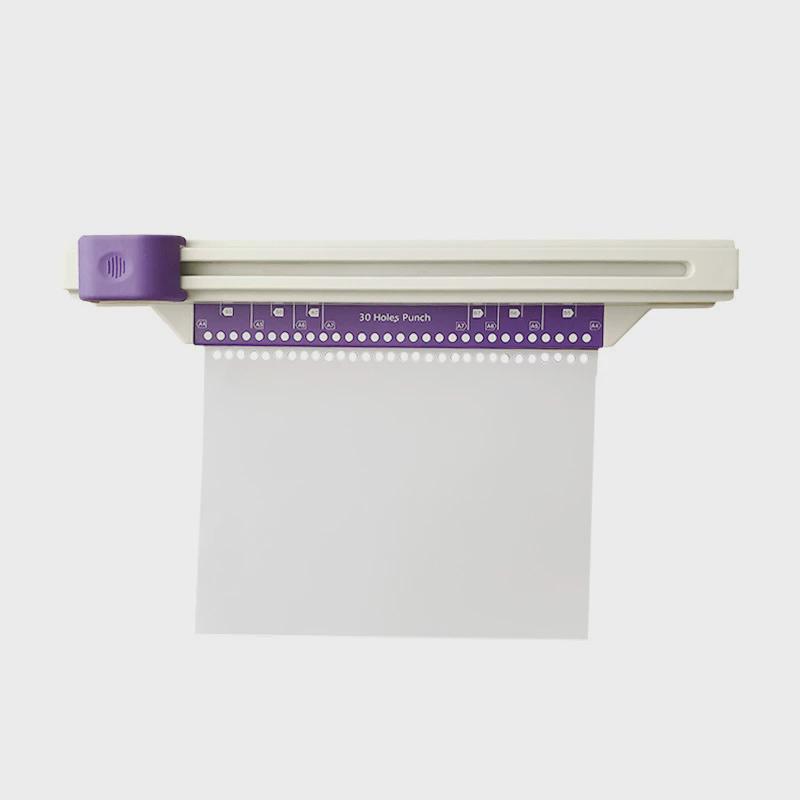 厂家批发手推式快连续速多功能孔a4纸30打孔机活页夹打孔器办公用