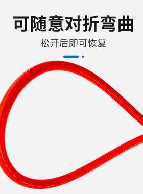 热销pu风管空压机软管8mm透明气泵高压管6x4/10x6.5/12*8木工气动