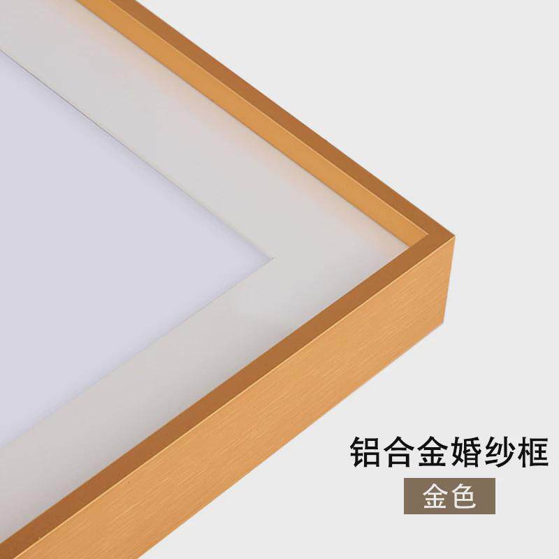 A6L婚纱照相框放大挂墙定制结婚洗照片画框36寸大尺寸全家福摆台
