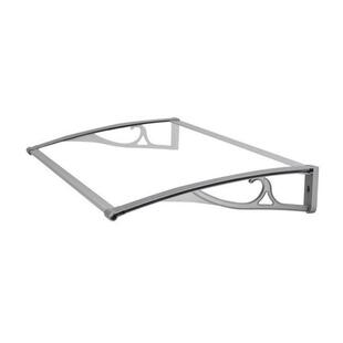 小型支架雨棚屋檐家用挡雨电箱门口窗户铝合金简易遮阳棚遮雨棚子