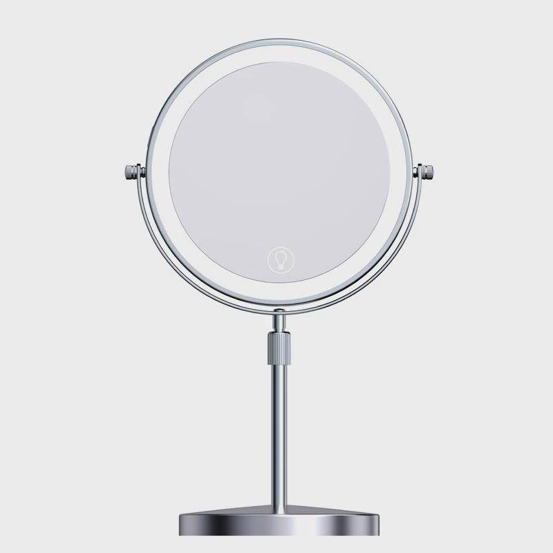 led带灯可调节高低升降伸缩镜补日光镜台式桌面妆梳妆美妆化妆镜,家庭/个人清洁工具,随身化妆镜,淘宝优惠券,粉丝福利购,淘宝优惠卷