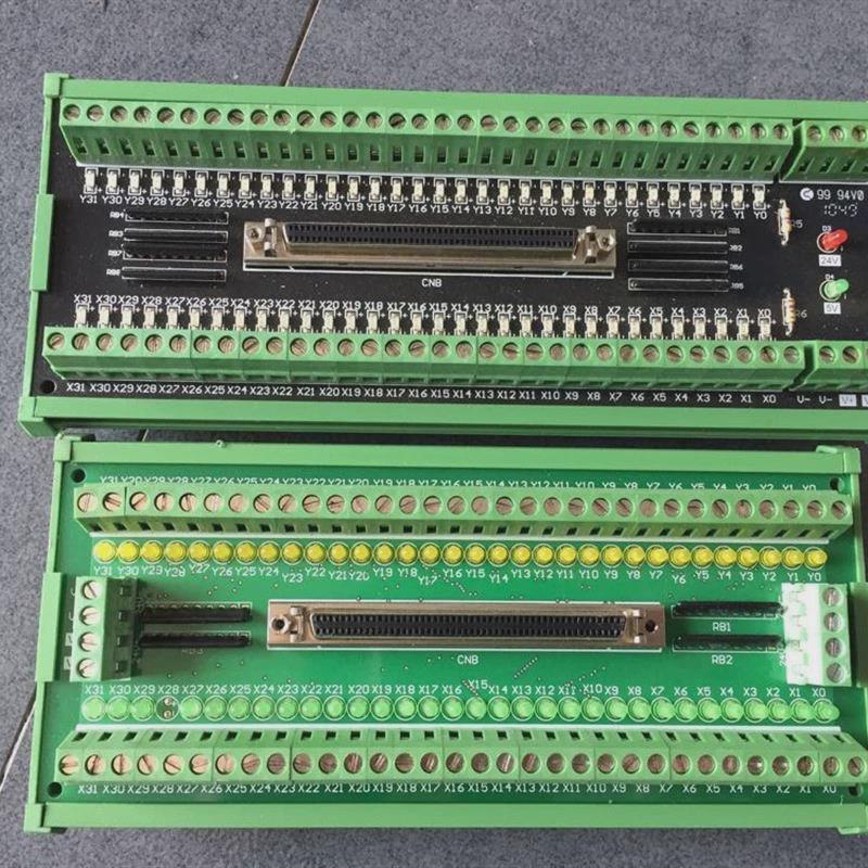 议价100针 SCSI100 100P 32输入和32输出端子板 控制板 拆机 现请