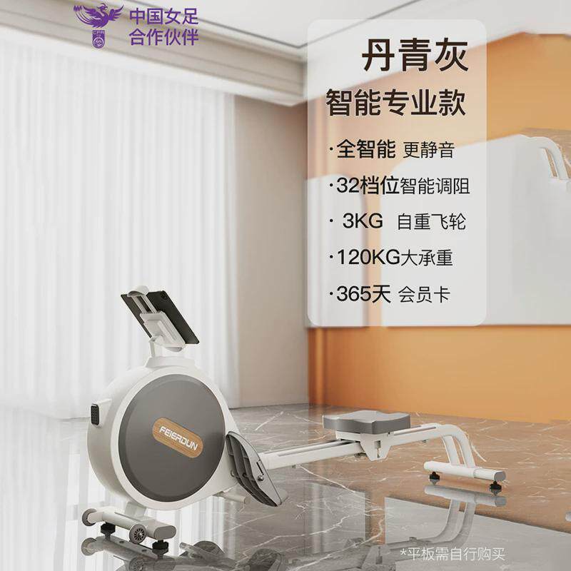 飞尔顿磁阻静音划船机家用有氧商用健身房器材磁控智能折叠划船器