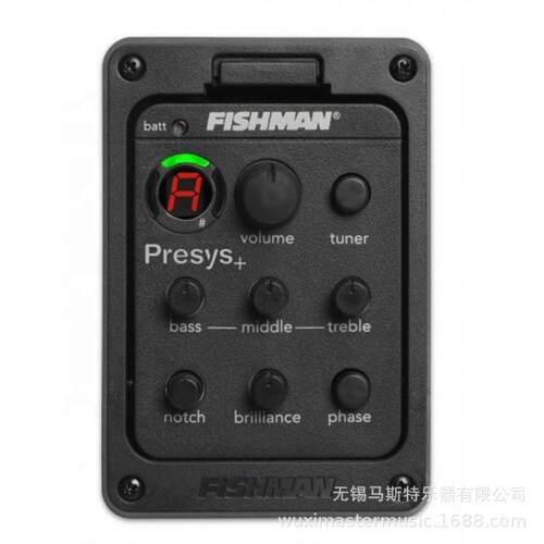 吉他拾音器渔夫eq电箱均衡器301吉他配件民谣拾音器液晶调音器
