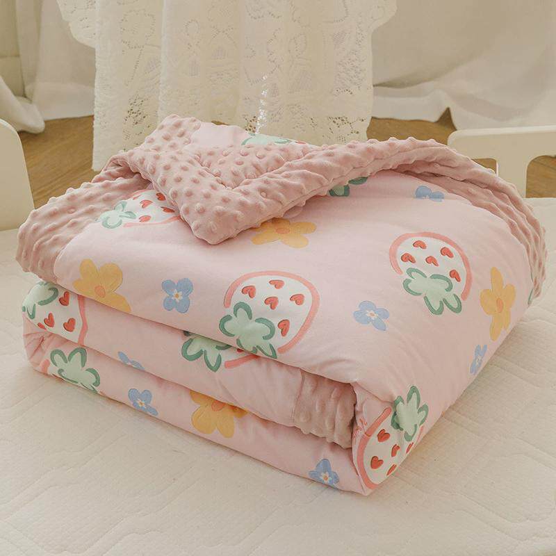 豆豆绒被儿童春秋被幼儿园午睡孩子空调被单人被芯小学生学生被
