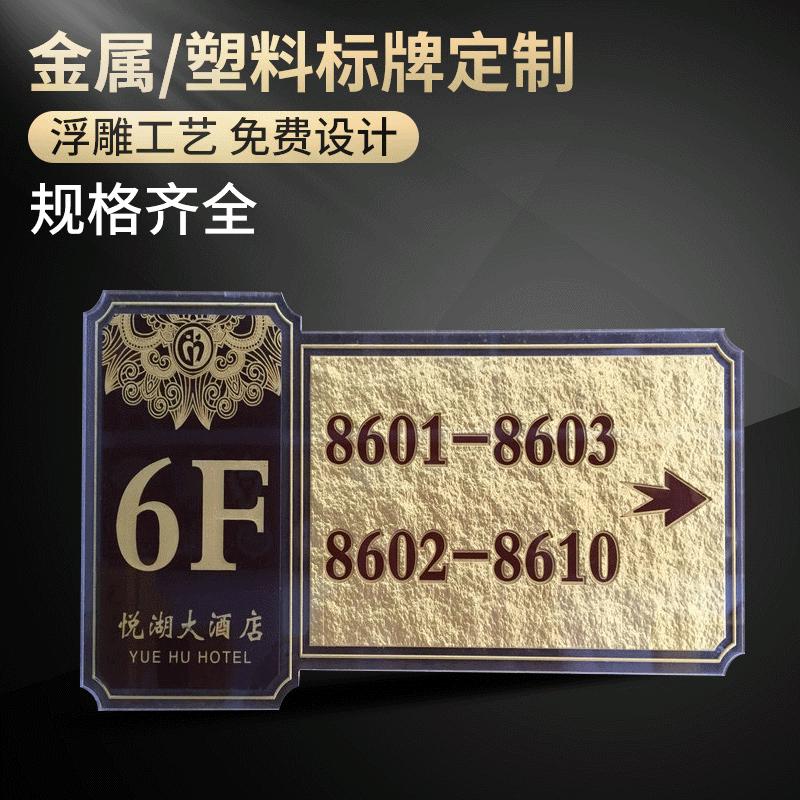 酒店宾馆古铜门牌仿会所公寓门牌欧式门指示牌仿古铜门牌号
