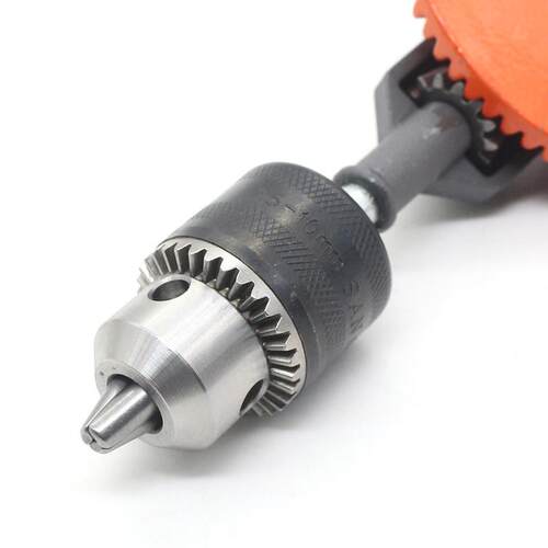 1.5-10mm中型木工手摇钻手摇钻钥匙款45号钢双齿轮精密打孔工具