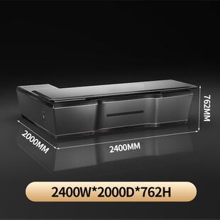 高级感老板桌2米时尚轻奢大气烤漆老板办公桌大班台总裁老板桌