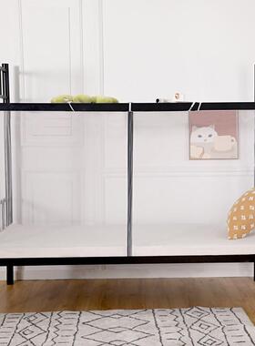 7yx批发夏季宿舍防尘蚊帐磁铁对吸防蚊学生上下铺帘0.9米1.2米老