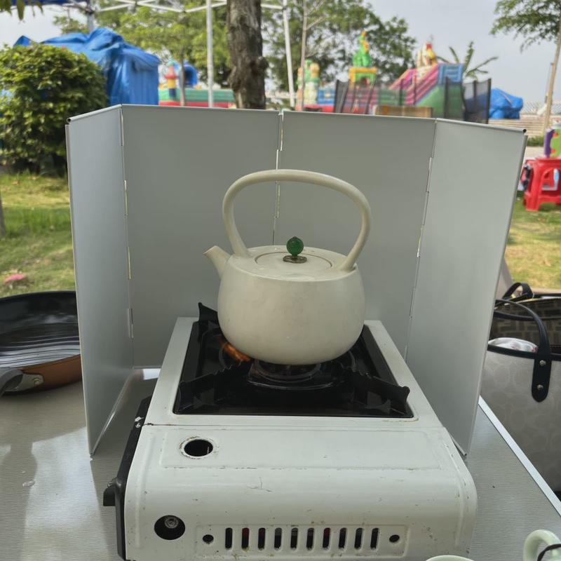 防风可折叠户外挡风板野外露营轻便防尘遮挡板炉子灶具挡风板批发