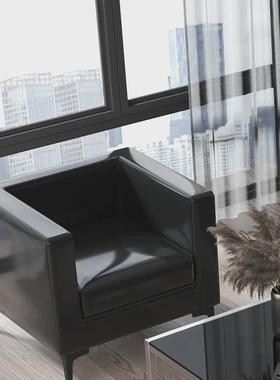 od59办公沙发简约现代商务会展白色茶几会议室接待室会客单人沙发