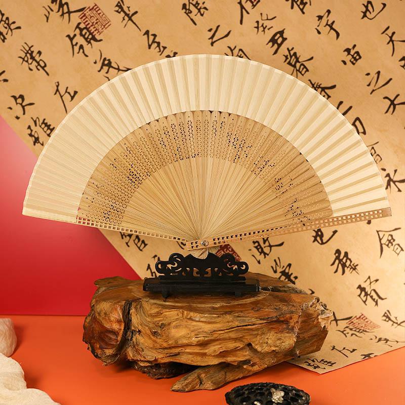 一件代发夏季古风扇子折扇女扇中国风舞蹈扇汉服扇新中式折叠扇