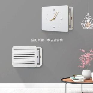 a5l电表箱装 简约空开挂钟箱电闸配电箱遮挡时钟免 饰画带钟表竖款