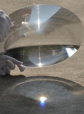 光学菲涅透镜尼尔圆形亚克力尔菲直径360mm放大镜聚焦聚热镜片wl