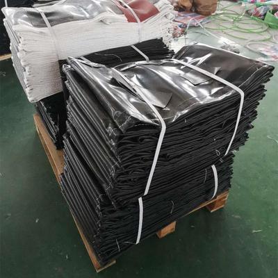 橡胶复合布烟道用蒙皮硅氟胶布度膨胀节蒙皮200钢丝电厂烟道圈带