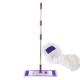 布式 木地板家用吸水除尘旋转平推懒人拖把 大号平板拖把65cm套新款