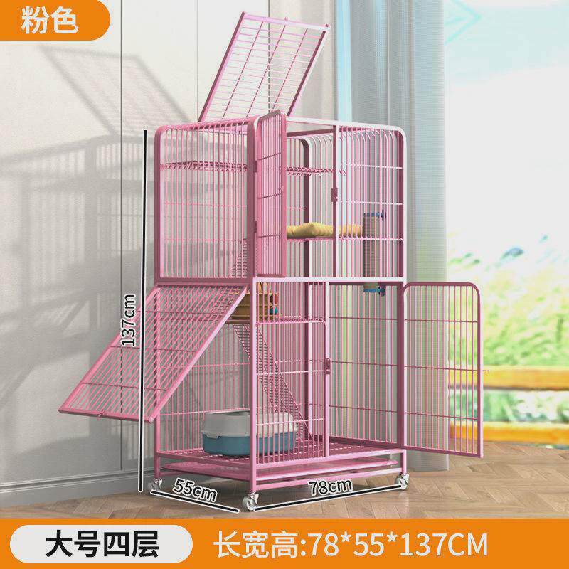 简易猫笼巨猫笼特大号猫笼猫咪窝舍猫房子小型号两层三层猫别墅