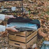 户外炉具台柴火炉户外便携式 焚火烧烤架折叠烧烤炉露营火盆篝火