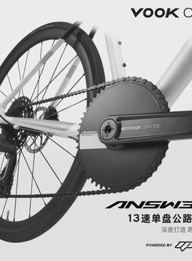 VOOK ONE 公路车13速8.3KG油压碟刹半内走线碳纤维前叉自行车