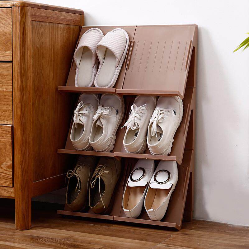 免安装入户门玄关家用鞋架塑料diy简易一体式鞋托架鞋子收纳多层