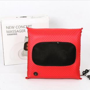 新款 无线充电按摩枕颈部腰部多功能颈椎按摩器全身家用按摩靠垫