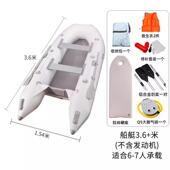 加厚冲锋舟快艇钓鱼船皮划艇橡皮艇游艇充气船路亚艇折叠拉丝底