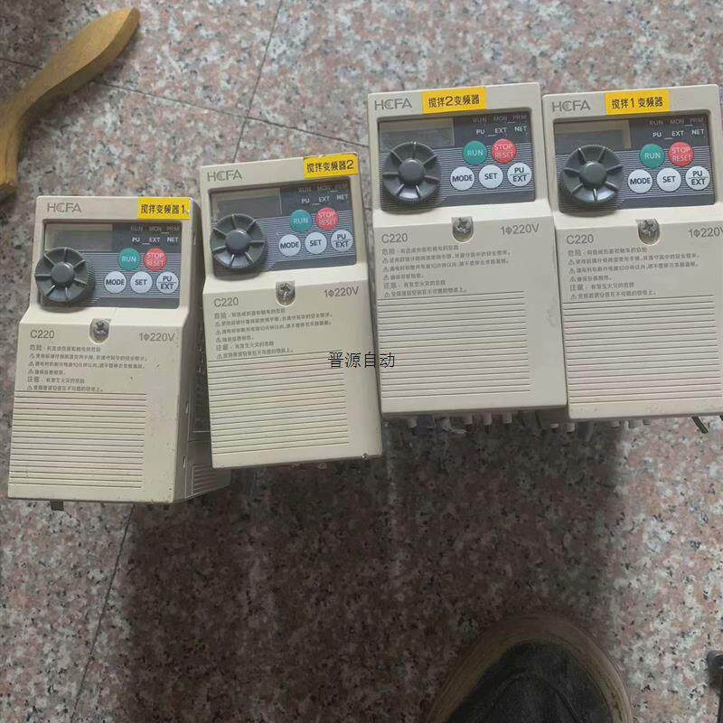 议价禾川变频器C220-0.4kw 有4台 成色新 功能包好拍前议价