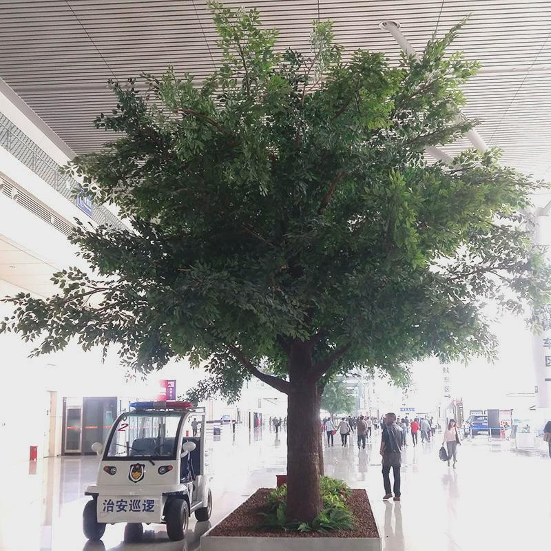 厂家直销仿真榕树假树大型大榕树景观树装饰用高端仿真室内