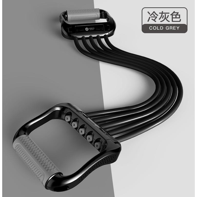 【现货】多功能客拉力器扩胸器男士健身米弹力绳女臂力器家用