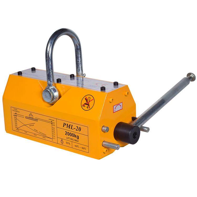 永磁起重器1/2/3/5吨吊磁铁强磁吸盘手动钢板磁力圆钢永磁吸盘