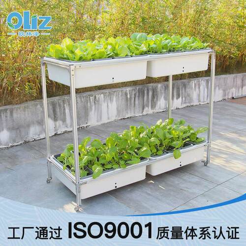 新品懒人厂家直销种菜盆套装可移动菜架立体种植蔬菜sc04储水棉绳