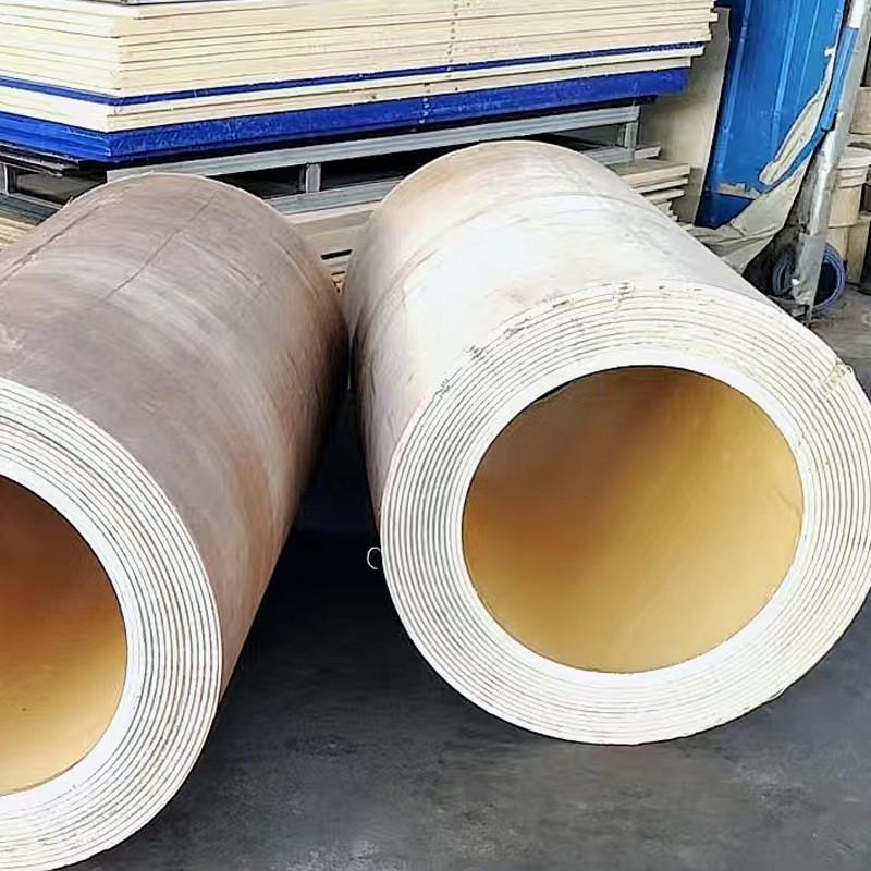 尼龙管加工尼龙管套空心套mc浇筑米黄色耐磨含油大直径尼龙管厂家