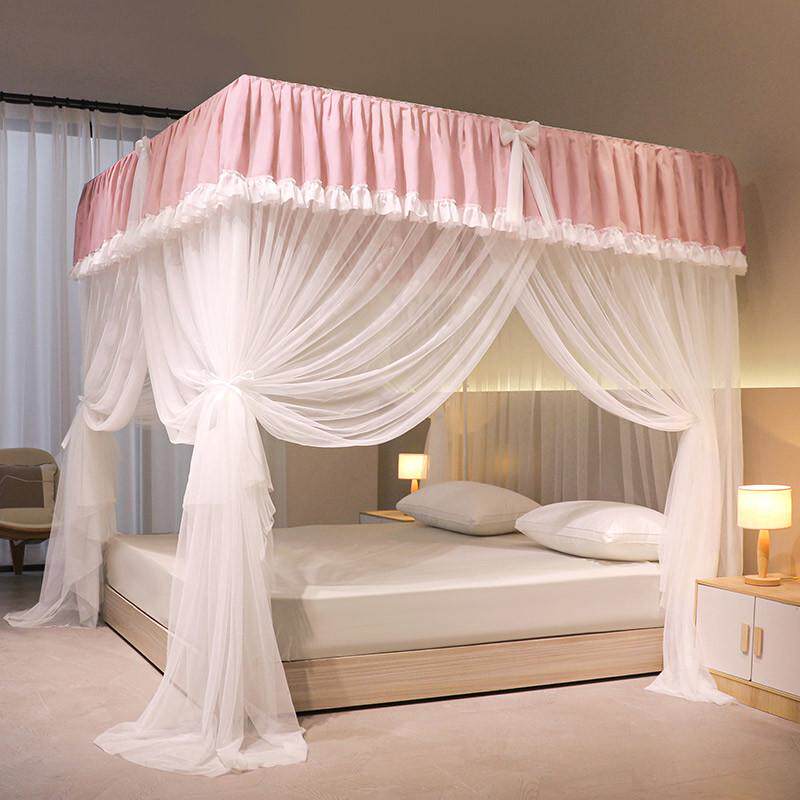 99n蚊帐家用2024蚊卧室宫廷式落地新款帐单帐纱1.8m1米5床不带支