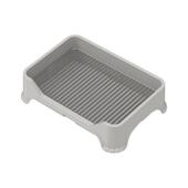 狗厕所大号不锈钢网架宠物狗屎盆狗中便盆小型犬一体式 狗砂盆批发