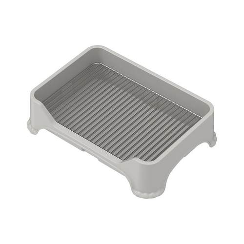 不锈钢大号狗厕所网架宠物狗便盆中小型犬一体狗尿盆宠物用品批发