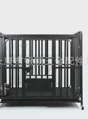 新款圆角狗笼厂家直销中型大型犬笼子边牧金毛拉布拉多专用