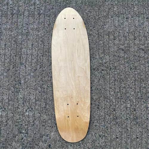 青少年冲浪板加枫小鱼板板面7层染色25inch鱼板滑板板面64x18cm