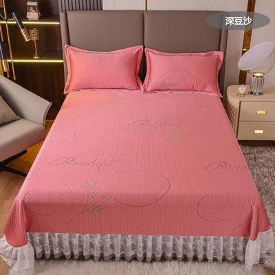 婴幼级蕾丝花边豆豆席子冰丝软凉席 夏季礼品冰丝席三件套批发