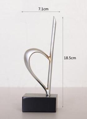 创意复古音乐符号工艺品摆件树脂家居客厅书房装饰品现代简约软装